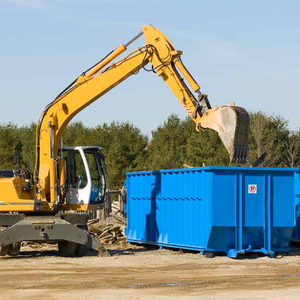 can i choose the location where the residential dumpster will be placed in Flute Springs Oklahoma